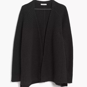 Madewell Drapefold Cardigan Sweater Black XS/S